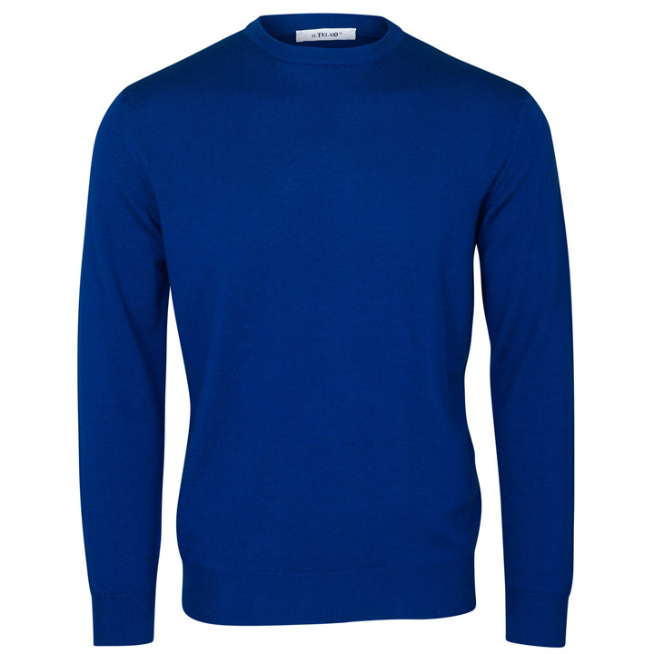 Crew Neck Jumper – Electric Blue