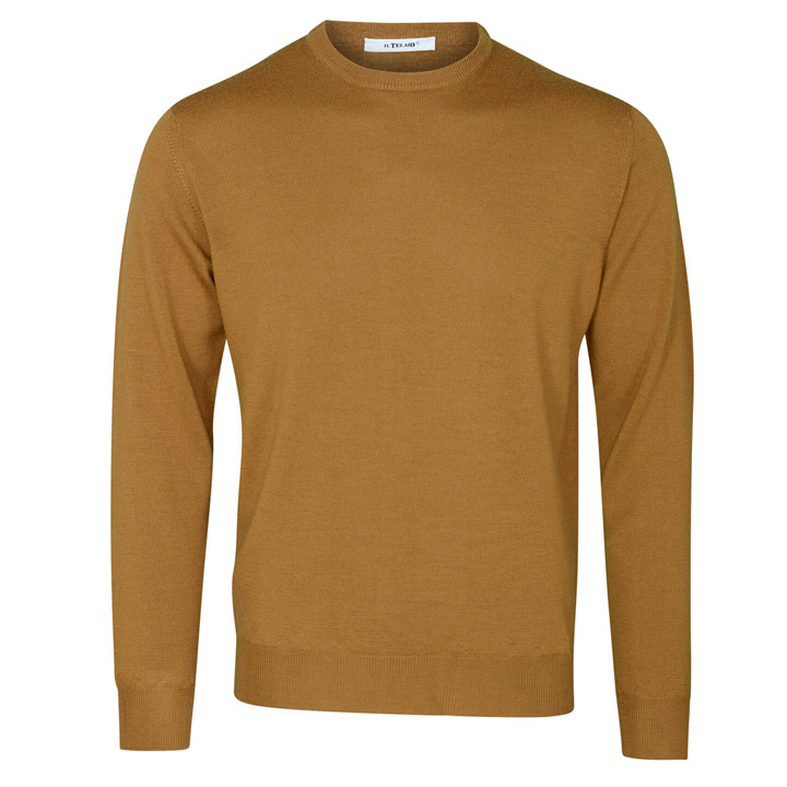 Crew Neck Jumper – Gold