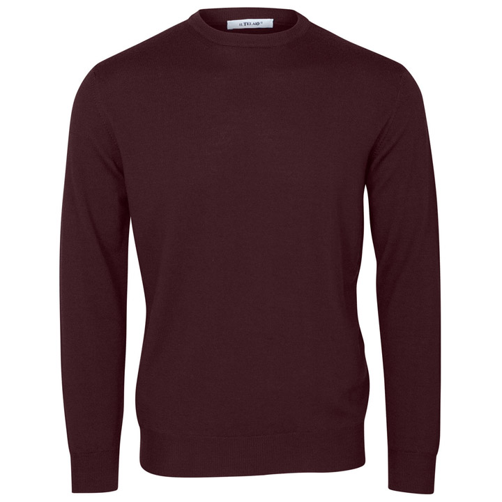 Crew Neck Jumper – Plum