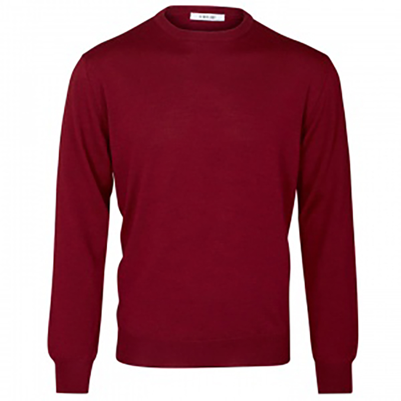 Crew Neck Jumper – Wine