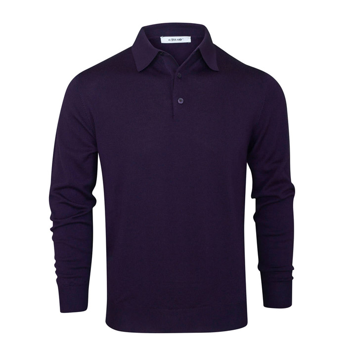 3 Button Polo – Purple