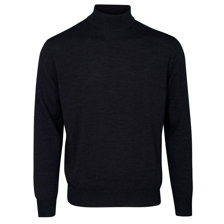 Turtle Neck Jumper – Black