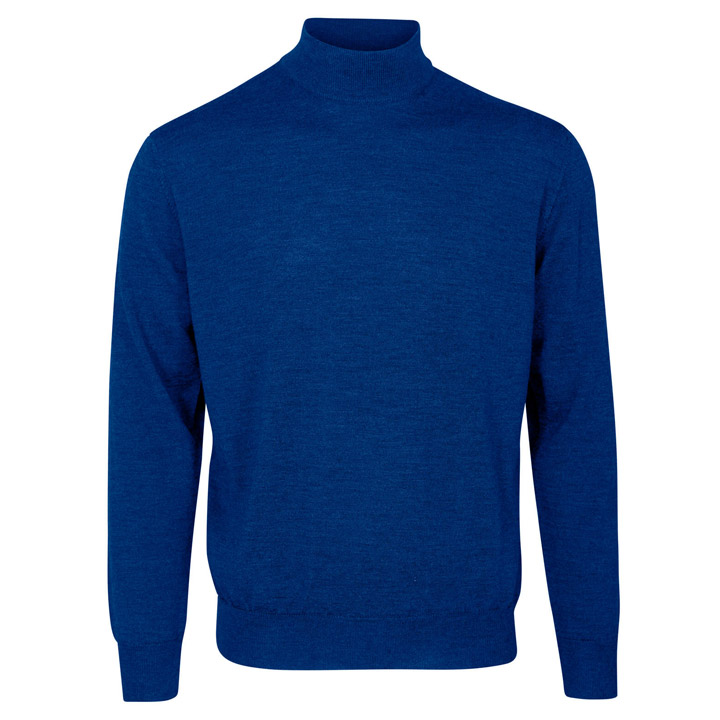 Turtle Neck Jumper – Electric Blue