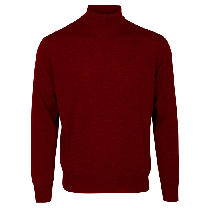 Turtle Neck Jumper – Wine