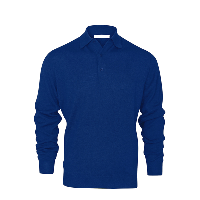 3 Button Polo – Electric Blue