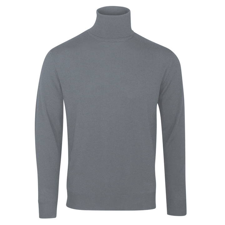 Roll Neck – Silver Grey Melange