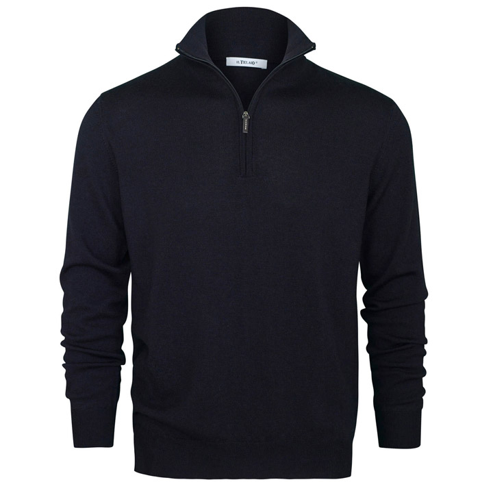 Short Zip Knit – Black