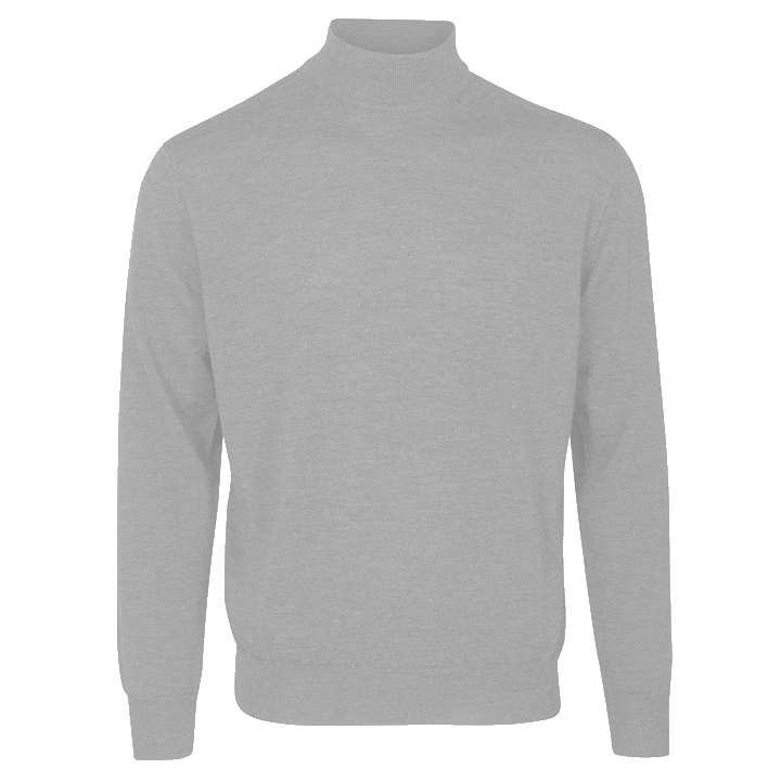 Turtle Neck Jumper – Silver