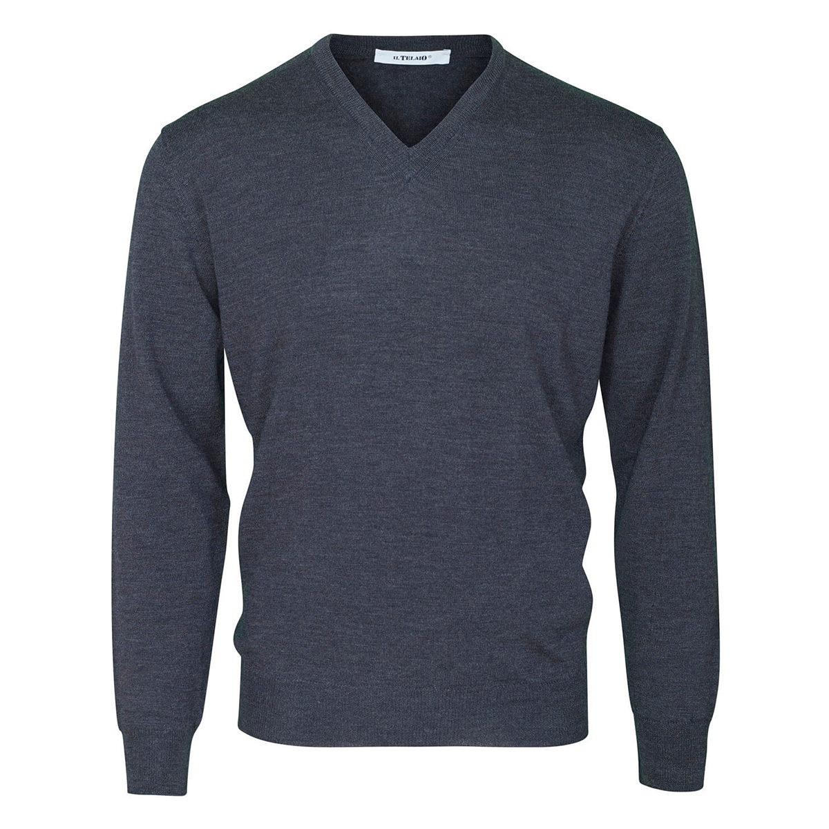 V Neck Jumper - Charcoal