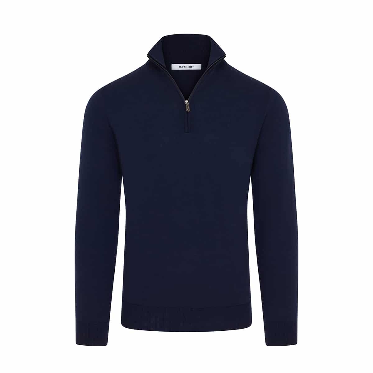 Short Zip Knit – Navy